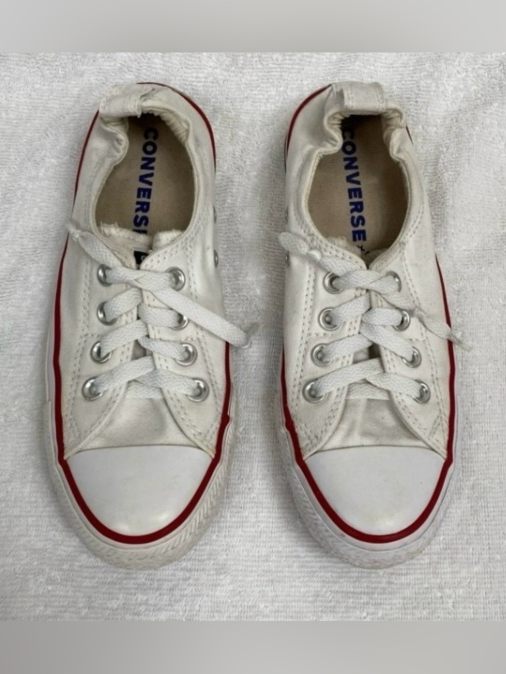 Converse Women White Chuck Taylor All Star Shoreline Slip Low Top Sneaker Size 7 - Picture 1 of 16